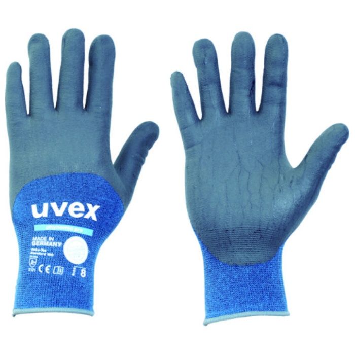 UVEX　ニトリルゴム背抜き手袋　【売切商品】フィノミック　プロ　XS
