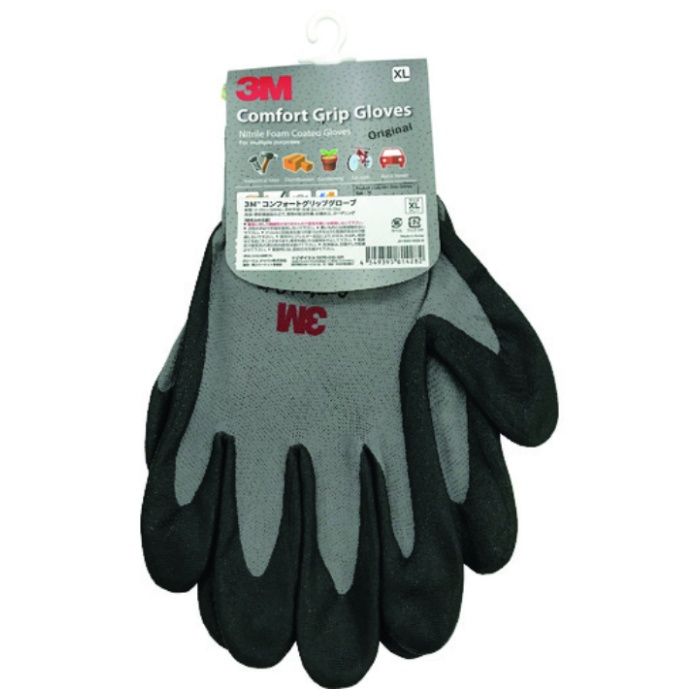 3M　一般作業用コンフォートグリップグローブ　グレー　XLサイズ