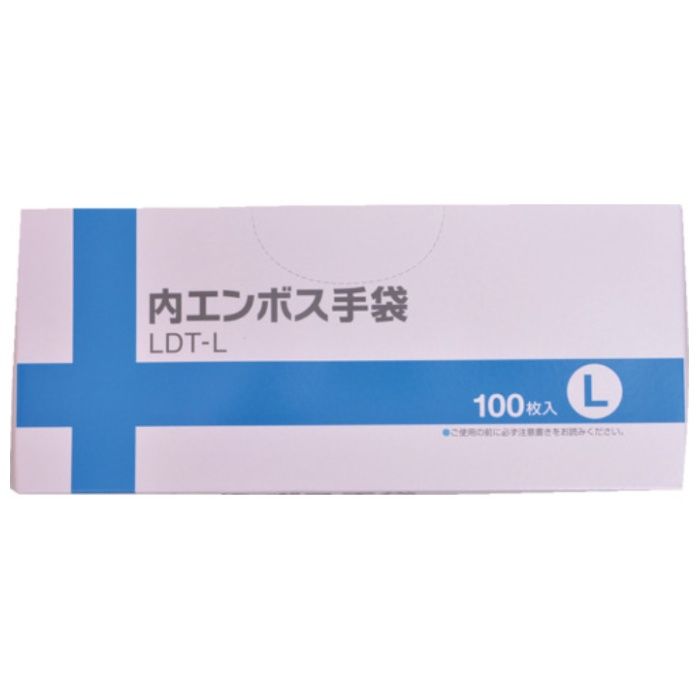 IRL　ポリエチレン手袋(CPE)内エンボス　L