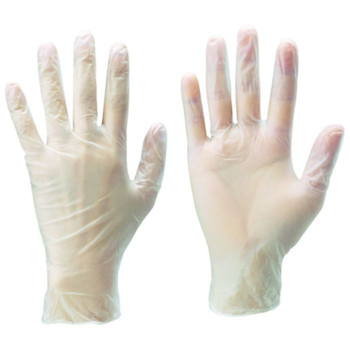 SHOWA　【売切廃番】ビニール使い捨て手袋　NO807　ビニール極薄手　パウダーフリー　10枚入　Mサイズ