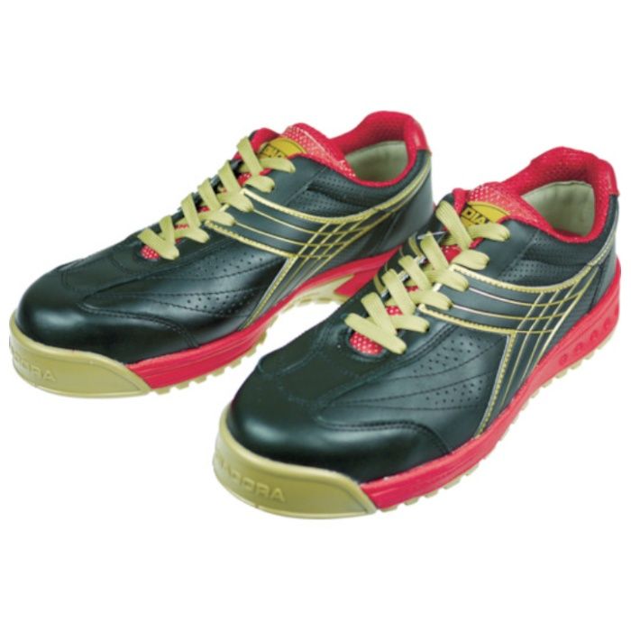ディアドラ　【売切廃番】　DIADORA　安全作業靴　ピーコック　黒　24.0cm