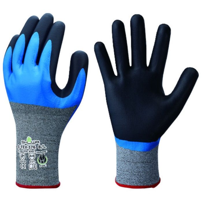 SHOWA　【売切廃番】耐切創手袋　ハガネコイル　S-TEX376　Sサイズ