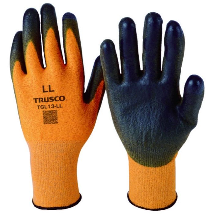 TRUSCO　【売切廃番】タッチパネル対応耐切創手袋　LL