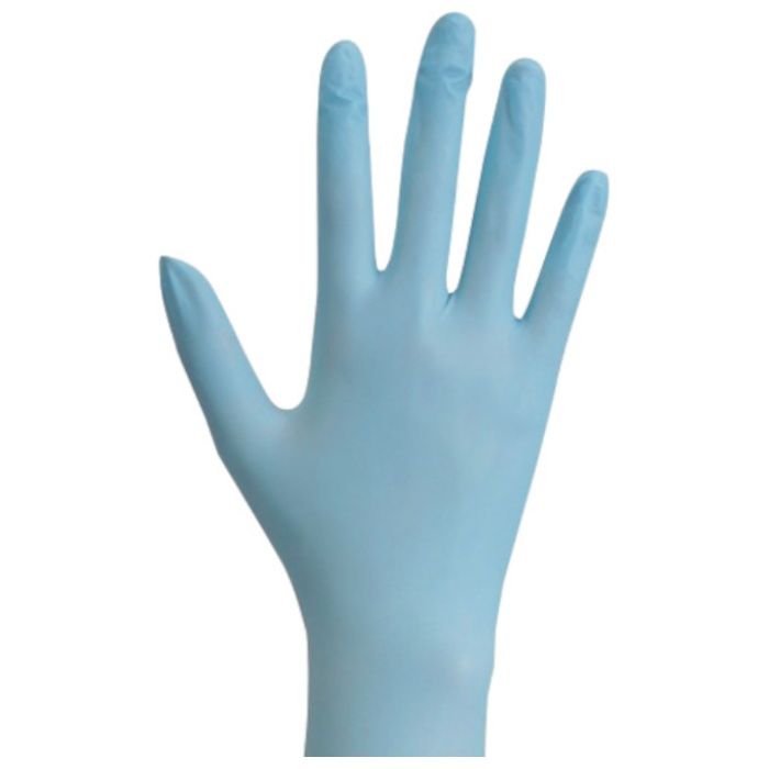 エフピコ　【売切廃番】ニトリルGLOVE60コート　青S(100枚入)