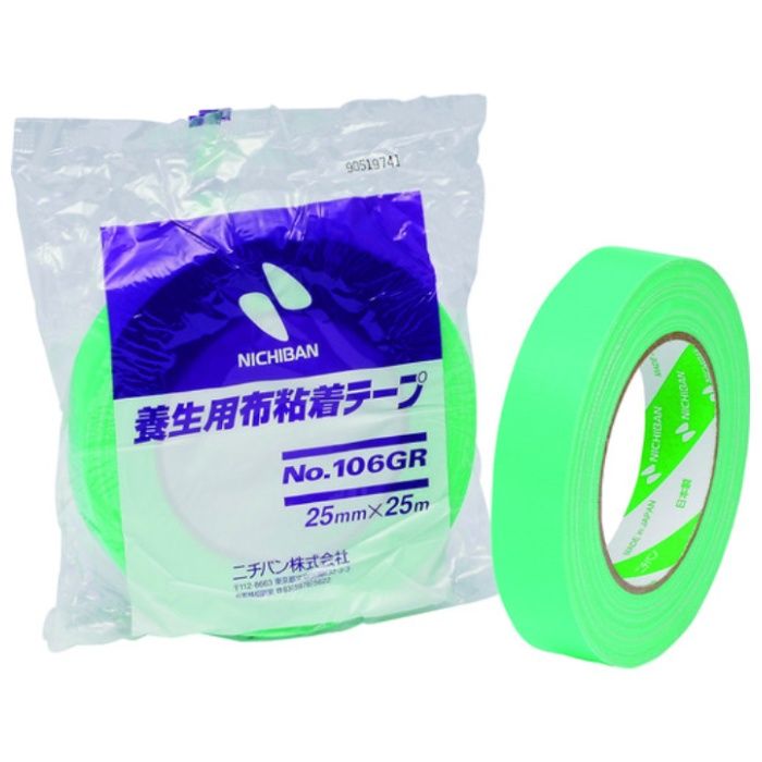 ニチバン　【一時受注停止】　布養生用106GR-25　25mm×25m