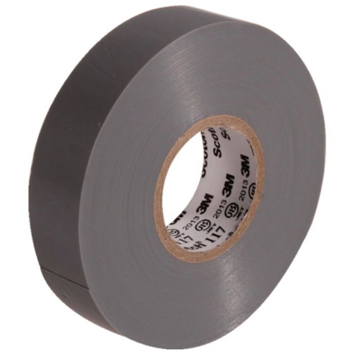 3M　ビニールテープ　117　グレー　19mmX20m　10巻入り