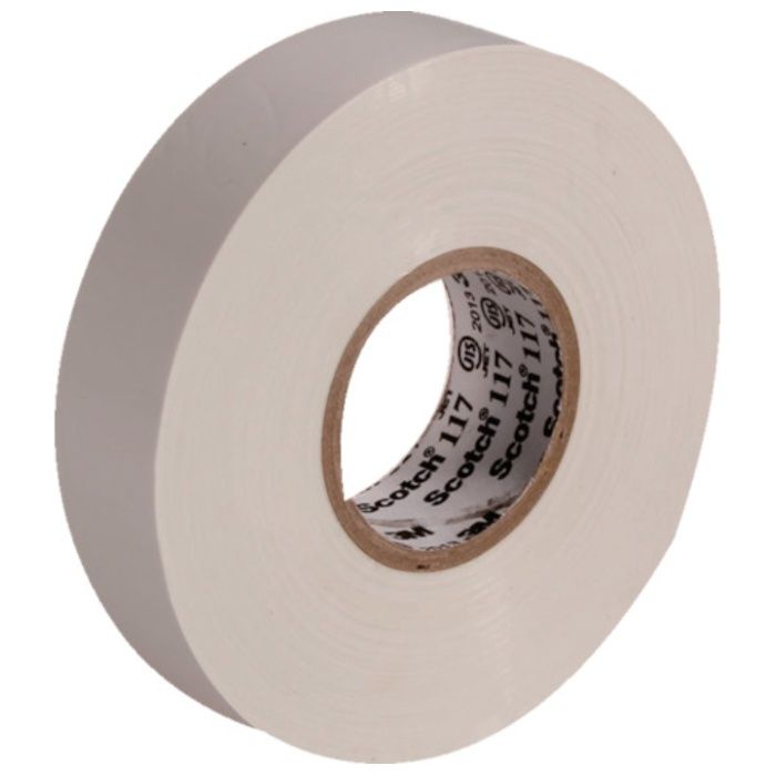 3M　ビニールテープ　117　白　19mmX20m　10巻入り