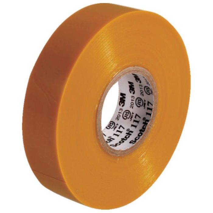 3M　ビニールテープ　117　黄　19mmX20m　10巻入り