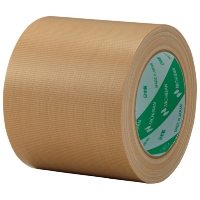 ニチバン　【一時受注停止】　布粘着テープ　121N　大巻　(中軽量物封かん用)　1巻入　黄土　100X25