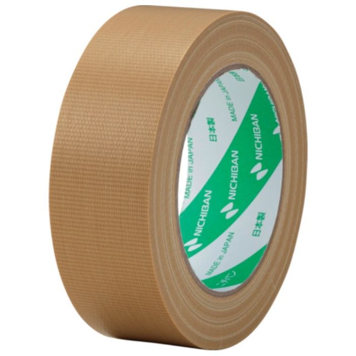 ニチバン　【一時受注停止】　布粘着テープ　121N　大巻　(中軽量物封かん用)　1巻入　黄土　38X25