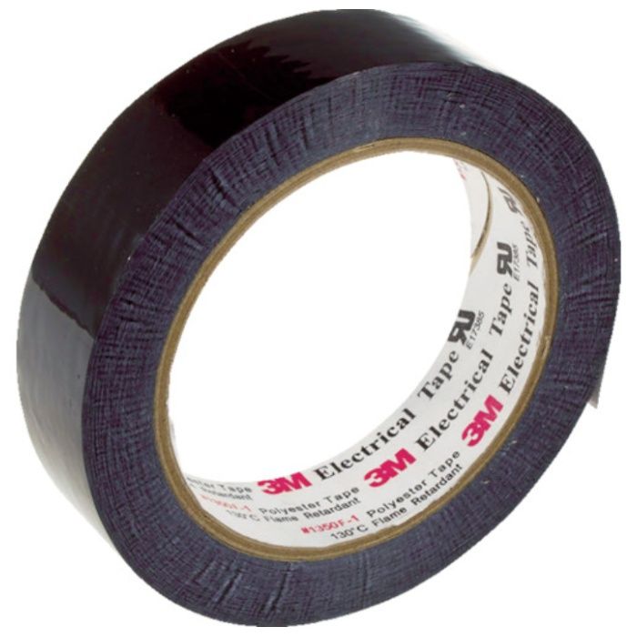 3M　ポリエステル電気絶縁テープ　1350黒　50mmX66m