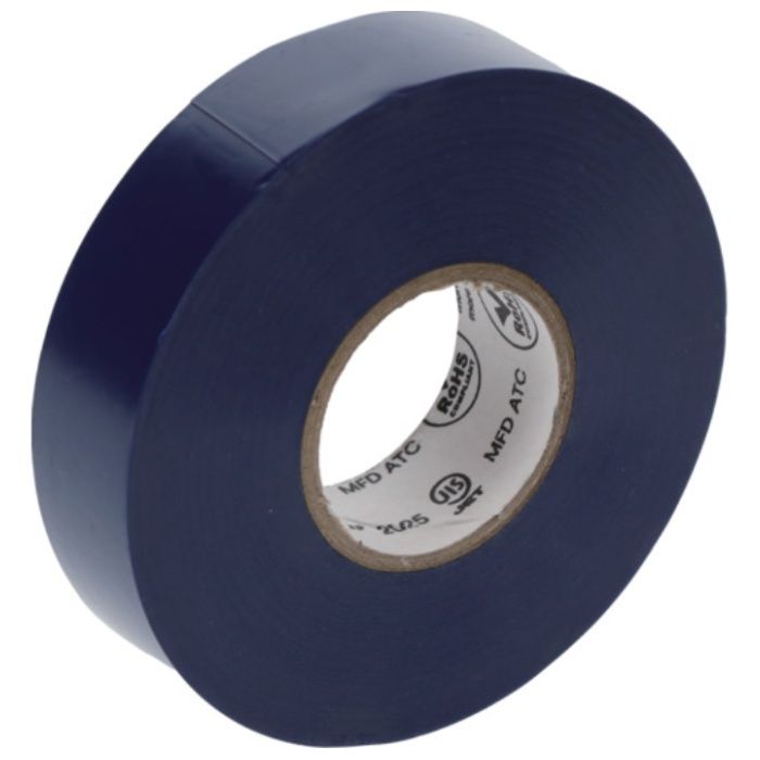 3M　Temflex(テムフレックス)　ビニールテープ　180　ブルー　19mm　x　20m　10巻入り