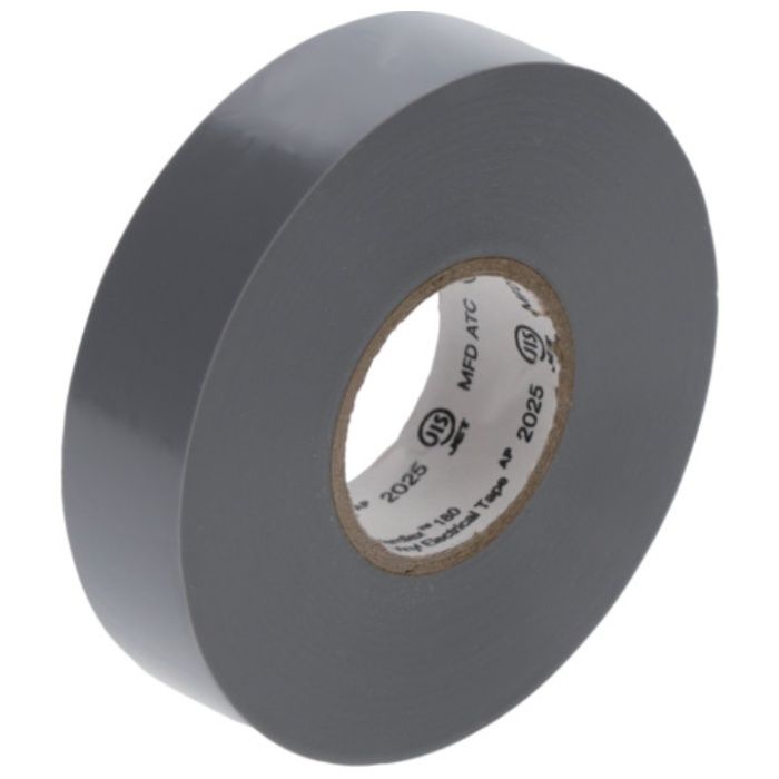 3M　Temflex(テムフレックス)　ビニールテープ　180　グレー　19mm　x　10m　10巻入り