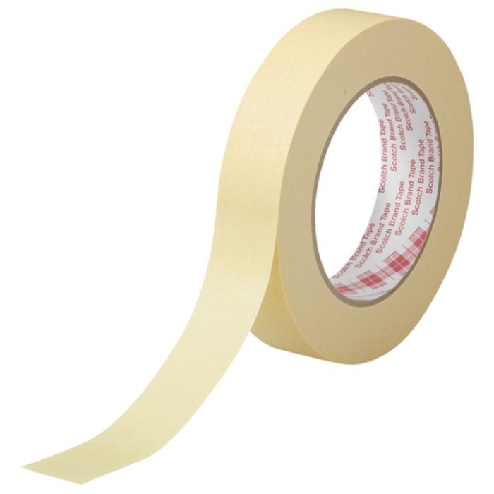 3M　耐熱性クレープマスキングテープ　214ー3MNE　25mmX50m