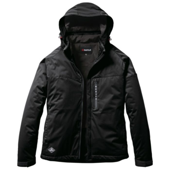 BURTLE　ストレッチフーディ防寒ジャケット　3260-35-Lブラック