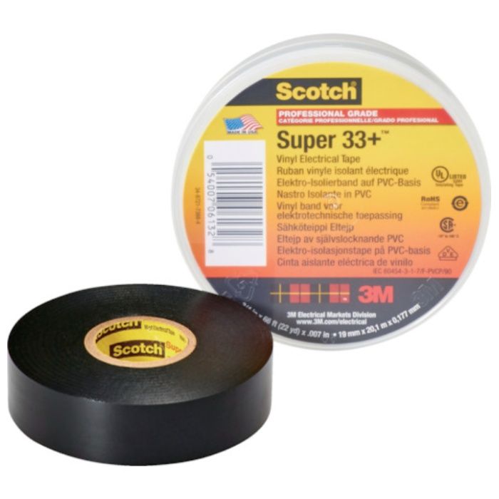 3M　スコッチ　ビニールテープ　スーパー33+　19mmX20m