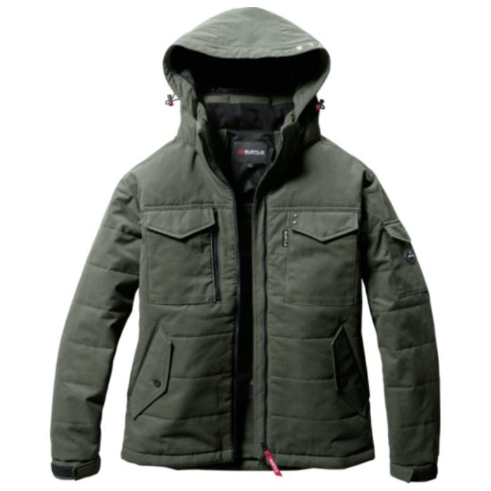 BURTLE　防寒ジャケット5050-14-XLミルスグリーン