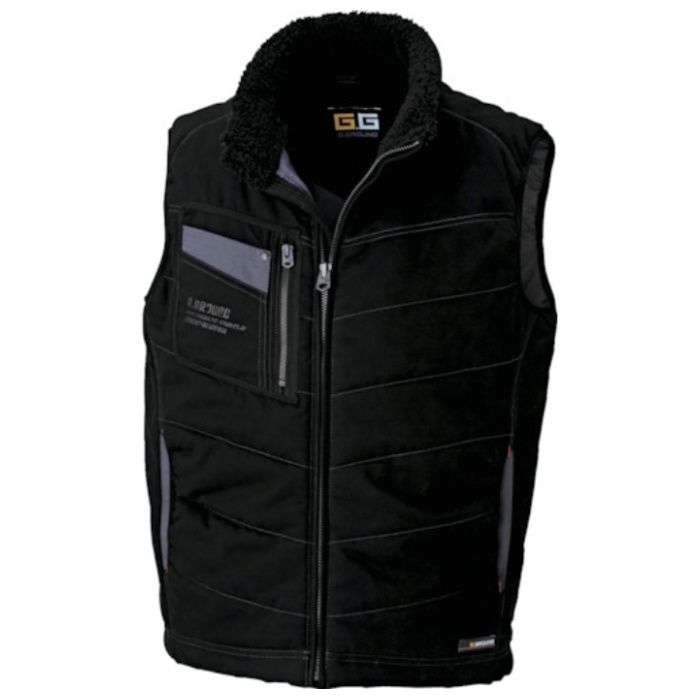 G.G.　【2026年冬入荷予定】　5106　防寒ベスト　ブラック　3L