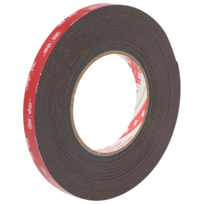 3M　VHBテープ　5952　19mmX10m　粗面用・黒色タイプ