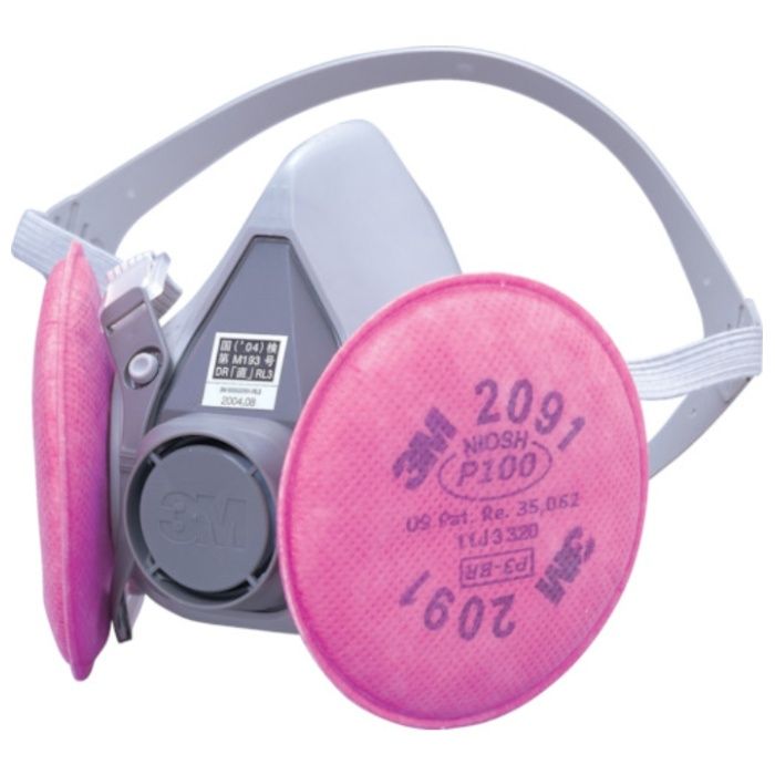3M　取替式防じんマスク(RL3国家検定合格品)　6000/2091-RL3　Mサイズ
