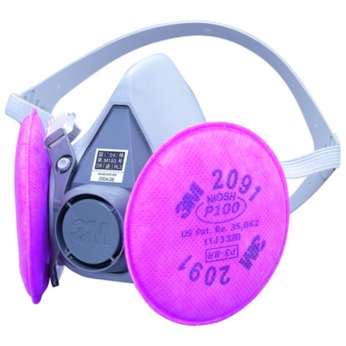 3M　取替式防じんマスク(RL3国家検定合格品)　6000/2091-RL3　Sサイズ