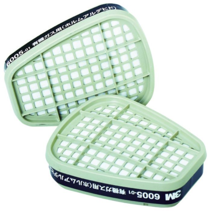 3M　有機ガス用吸収缶(ホルムアルデヒド用)　6005　2個入り