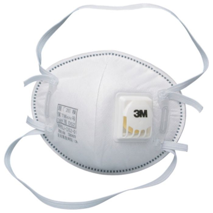 3M　使い捨て式防じんマスク　8955J　DS2　排気弁付き・2本しめひも式　(10枚入)