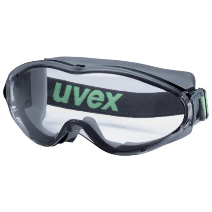 UVEX　安全ゴーグル　ウルトラソニック　プラネット　ダークグレー×アースグリーン
