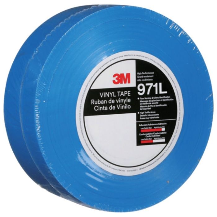 3M　超高耐久ラインテープ　971L　青　50.8mm×32.9m