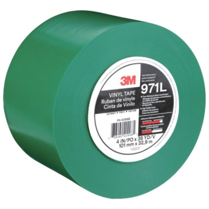 3M　超高耐久ラインテープ　971L　緑　101.6mm×32.9m