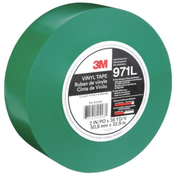 3M　超高耐久ラインテープ　971L　緑　50.8mm×32.9m