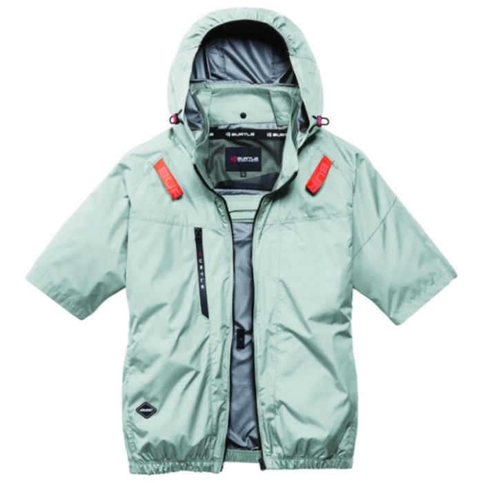 BURTLE　AC半袖ブルゾン　AC2096HB-60-L　アッシュグレー