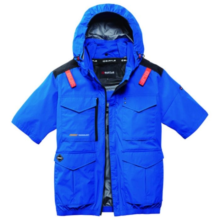 BURTLE　AC半袖ブルゾン　AC2106-99-L　オーシャンブルー