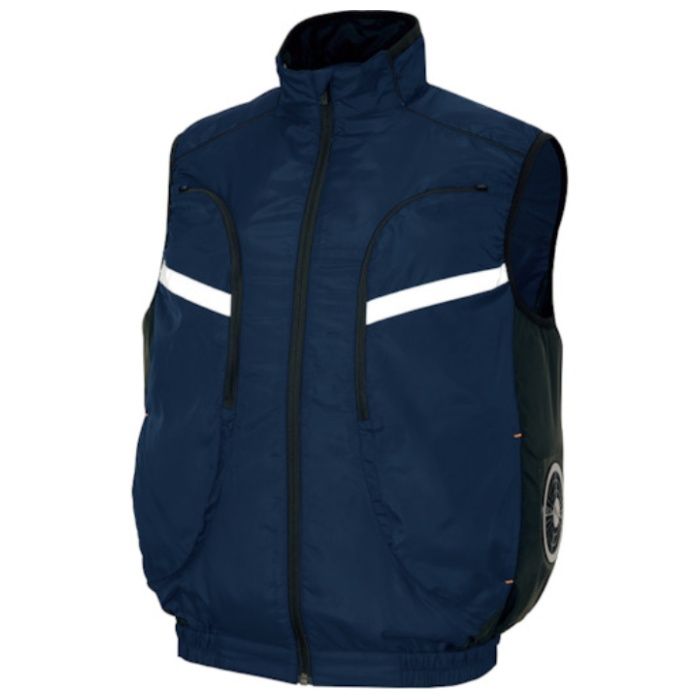 アイトス　【今季完売】　物流作業対応型空調服ベスト(空調服TM)　ネイビー　S