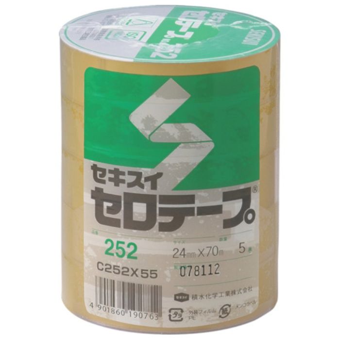 積水　【一時受注停止】　セロテープ#252　24X70