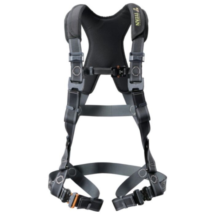 タイタン　フルハーネス　EASY　Harness　CROSS　黒