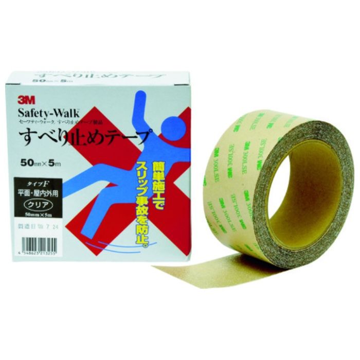 3M　セーフティ・ウォーク　滑り止めテープ　タイプF　クリア　50mmX5m