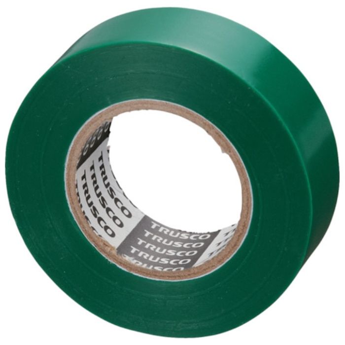 TRUSCO　脱鉛タイプビニールテープ　19mmX10m　　緑　1巻入り