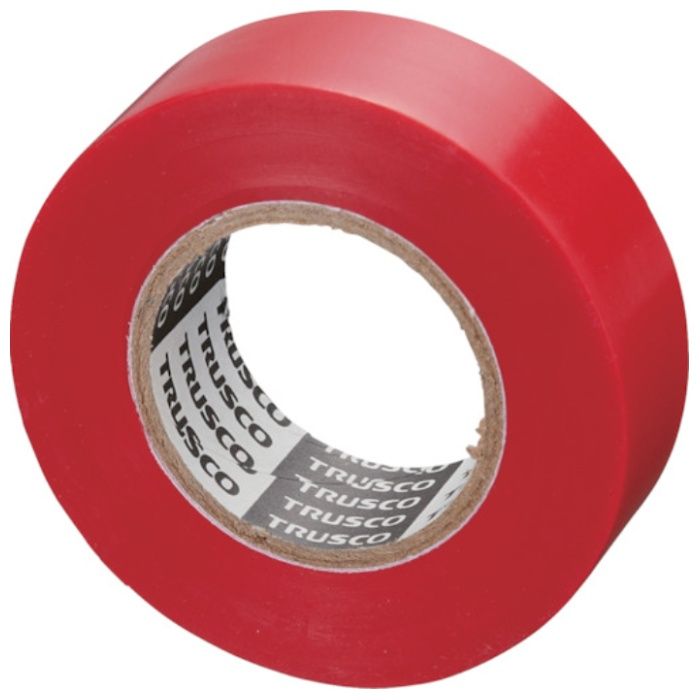 TRUSCO　脱鉛タイプビニールテープ　19mmX10m　赤　　1巻入り