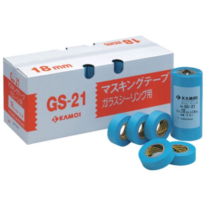 カモ井　マスキングテープガラスサッシ用(3巻入)