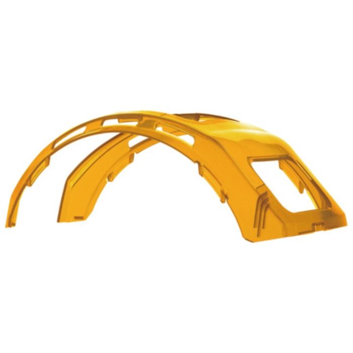 タジマ　ヘルメット　セフメット用トップカバー　クリアイエロー
