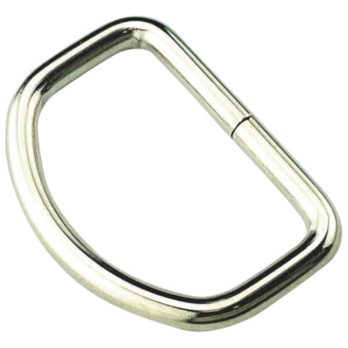 ユタカメイク　平ベルト金具　月カン　25mm幅用　(4個入り)