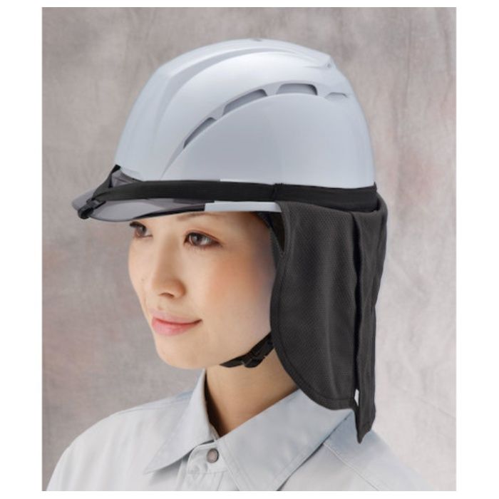 トーヨーセーフティ　ヘルメット取付式アクア防暑タレ　黒