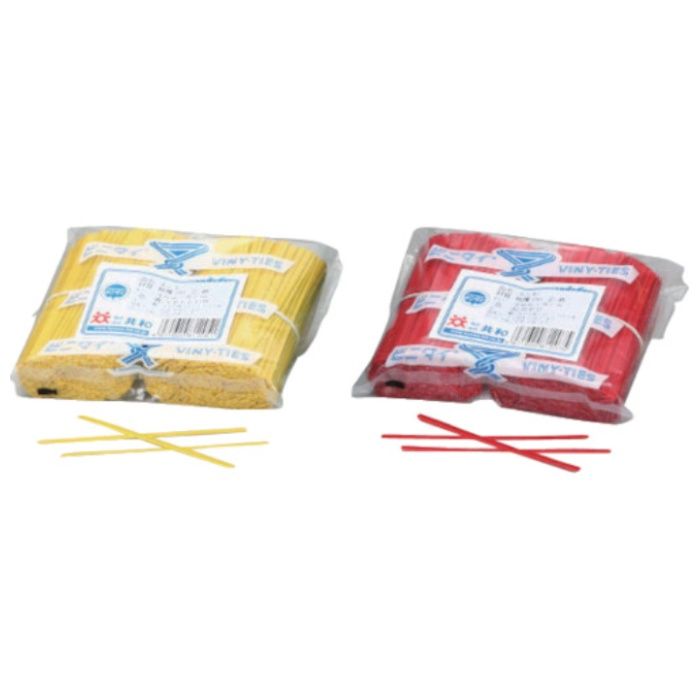 ビニタイ　PVCカット品　黒　4mmX15cm　(1000本/袋)
