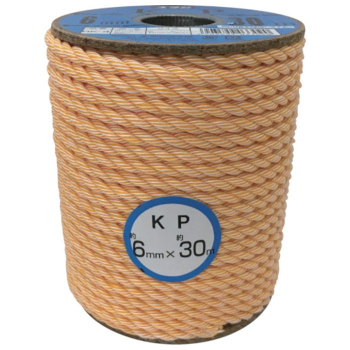 ユタカメイク　ロープ　KPロープボビン巻　6φ×30m