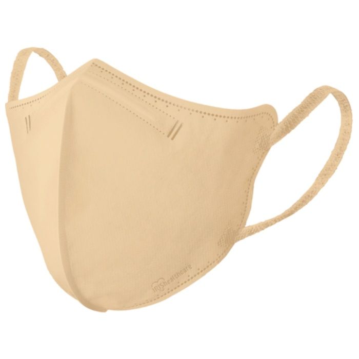 IRIS　296471　DAILY　FIT　MASK　　立体　ふつうサイズ　30枚入　シルクベージュ