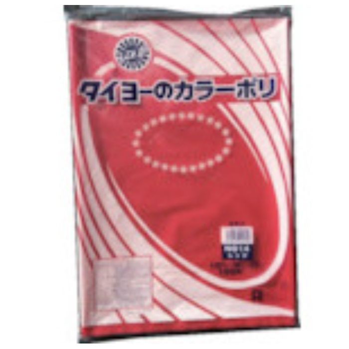 タイヨー　カラーポリ袋035(レッド)　No.14　(100枚入り)