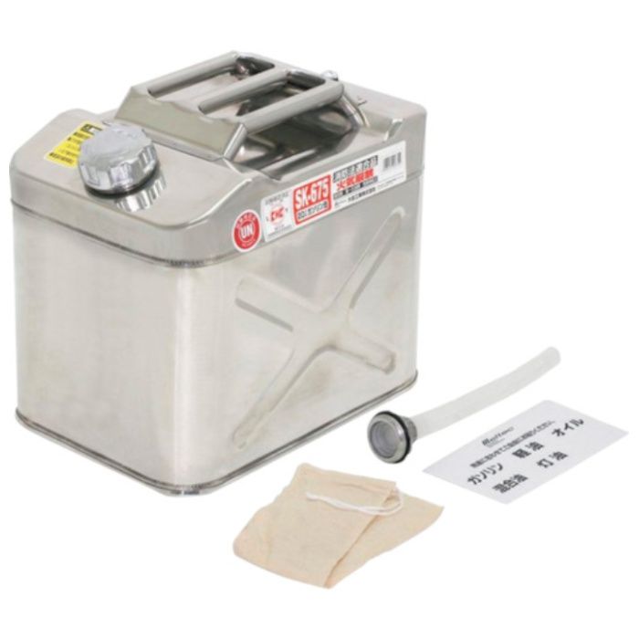 Meltec　ガソリン携行缶　ステンレス製　20L