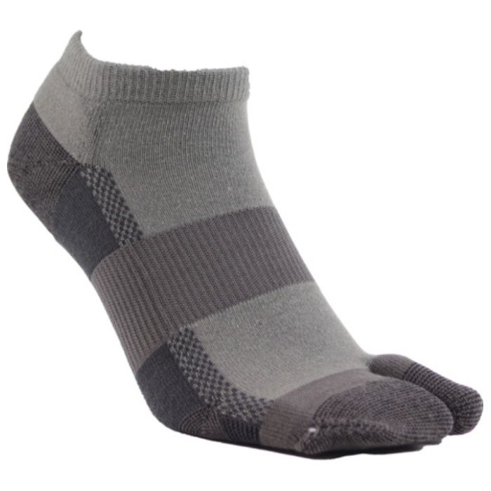 ユタカメイク　靴下　ASHITOMO　WORKING　SOCKS　アウトドア(股付・スニーカー)　スモーク　2足組　25ー27cm