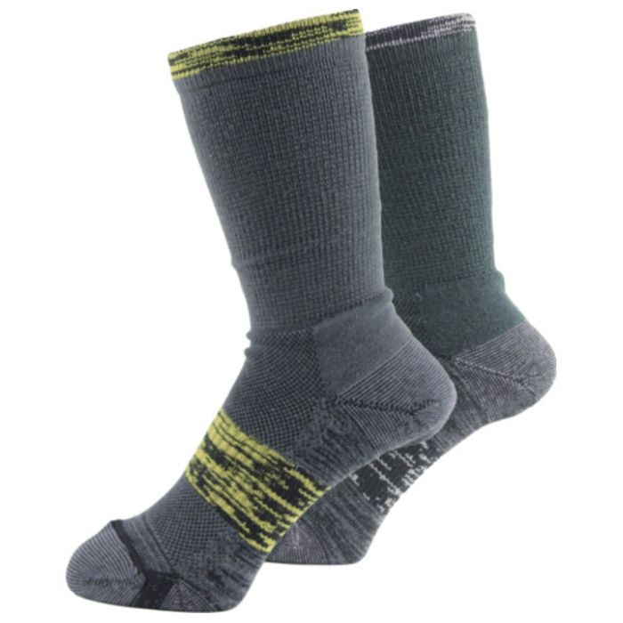 ユタカメイク　靴下　ASHITOMO　WORKING　SOCKS　疲れ対策(先丸・クルー)　アソート　2足組　25ー27cm